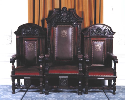 Office Bearers’ chairs, by Whytock and Reid, 1908