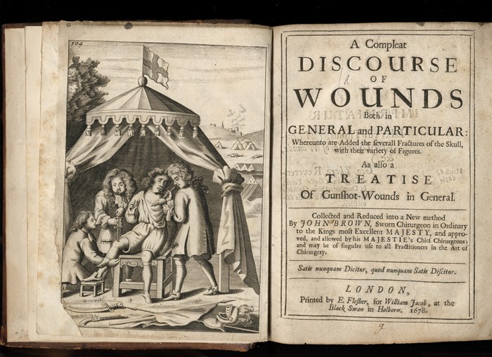 John Browne's 1687 Compleat discourse of wounds