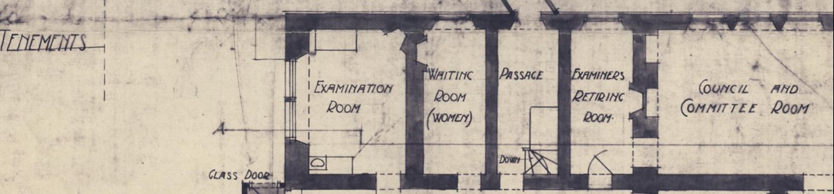 Playfair Building ground floor plans 1908 Playfair Building ground floor plans 1908